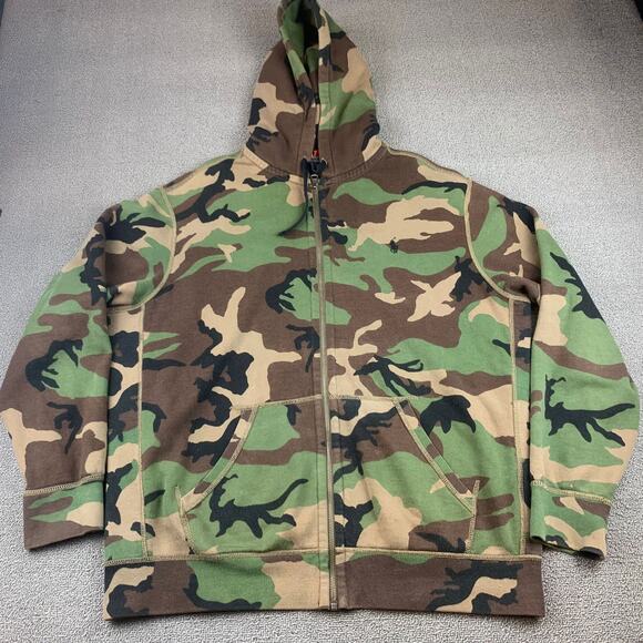 Polo Ralph Lauren Men's XL Camo Full-Zip Hoodie Sweatshirt - Picture 1 of 11
